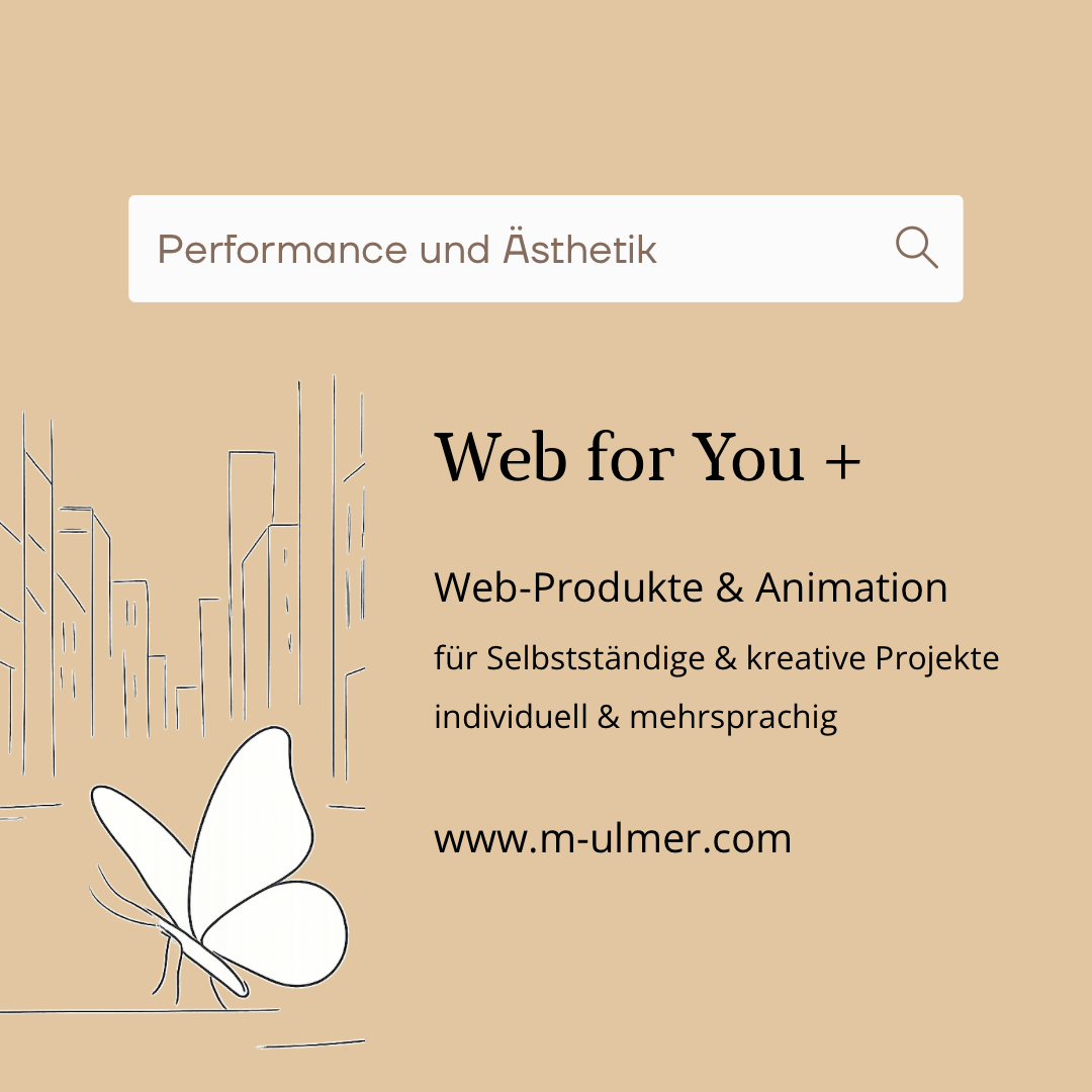 werbung mit performance und ästhetik