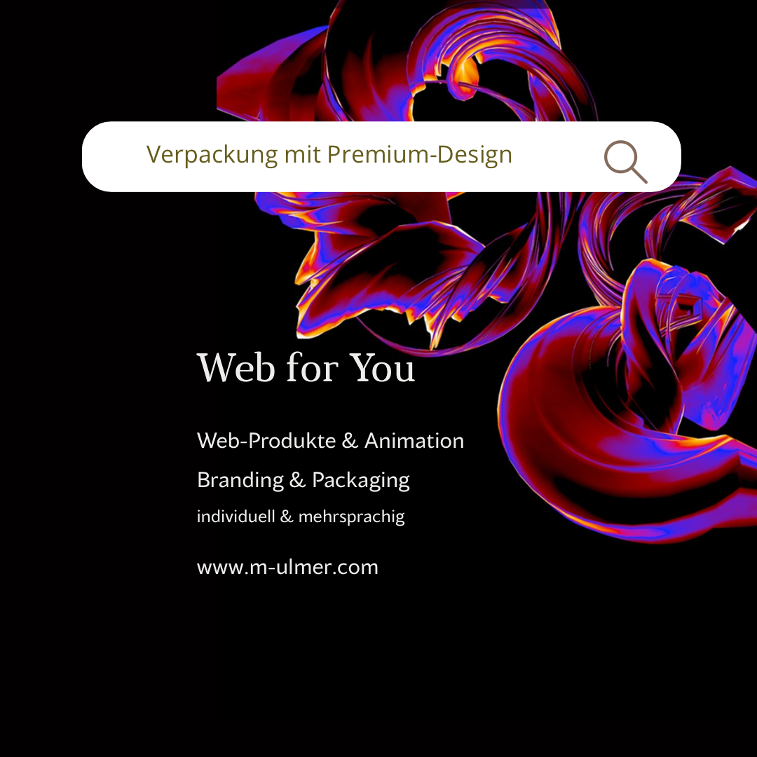 werbung für verpackung